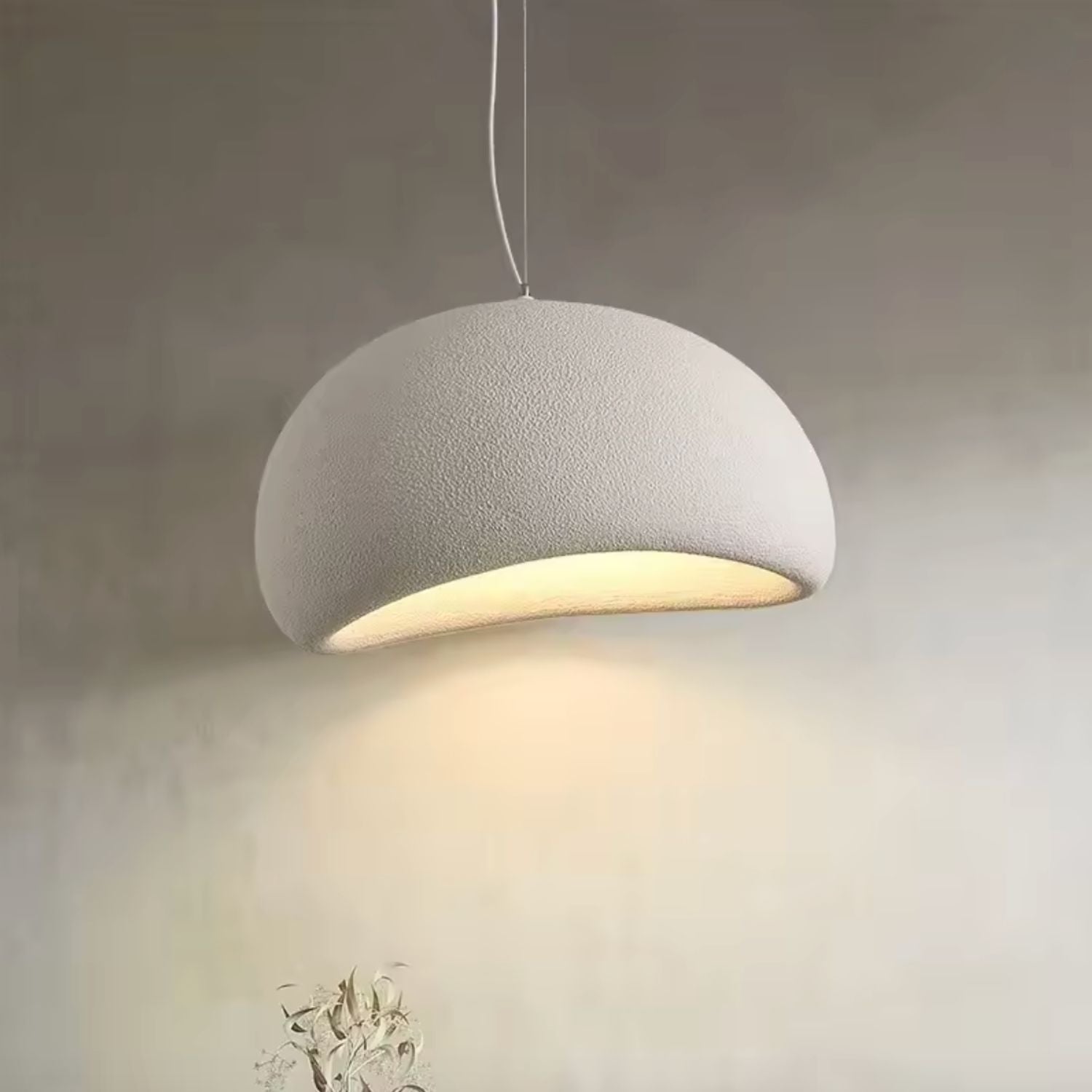 Wabi Sabi | CREAM MINIMALIST CEILING LAMP 60CM LIVING ROOM DINING ROOM LIGHT