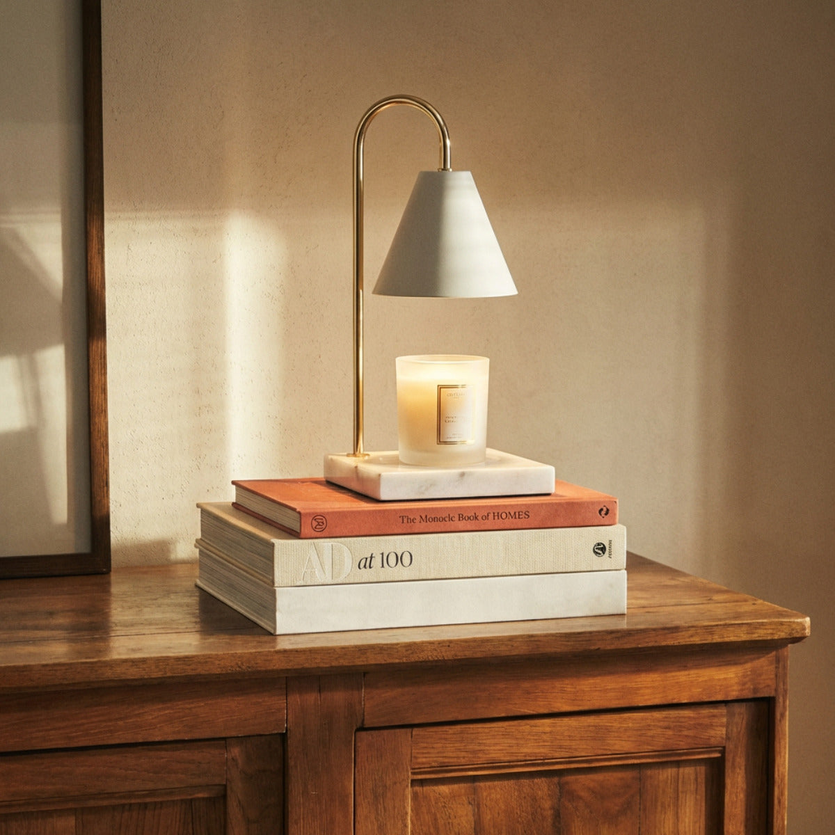 Serenity | WHITE MARBLE NORDIC TABLE LAMP BEDROOM HOME DECOR